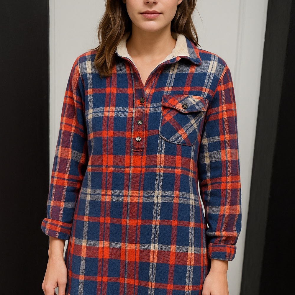 Kapital plaid shirt dress